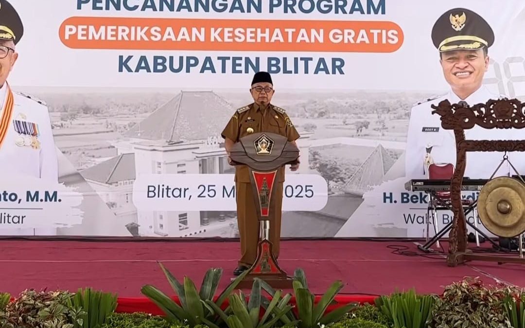 Pencanangan Pemeriksaan Kesehatan Gratis (PKG) Kabupaten Blitar
