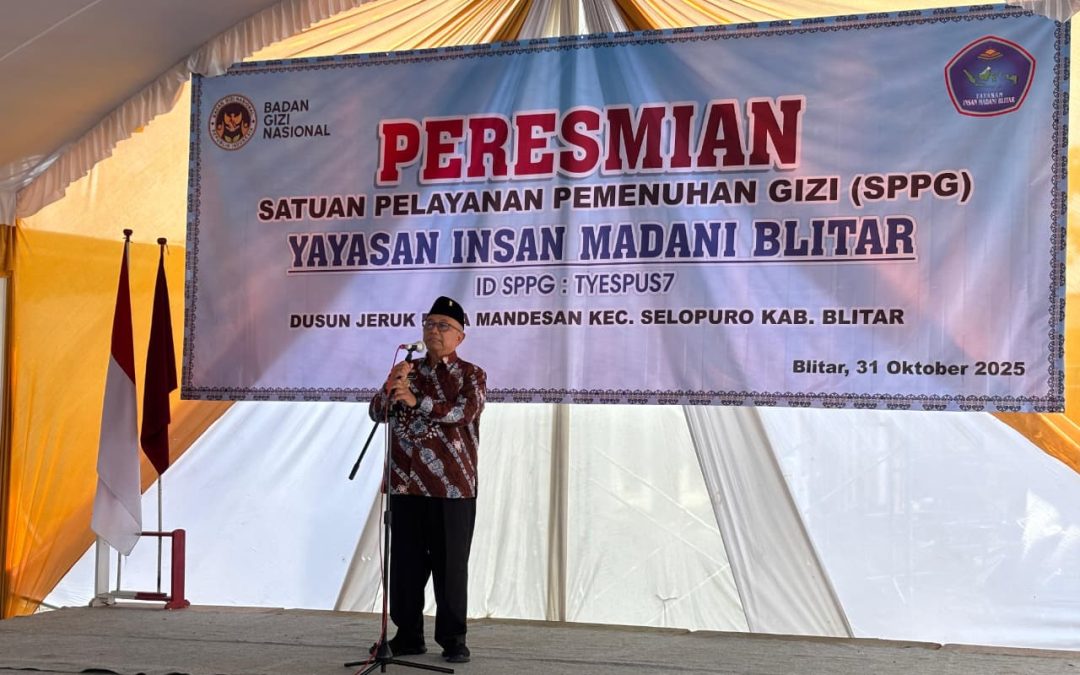 Peresmian Satuan Pelayanan Pemenuhan Gizi (SPPG) Yayasan Insan Madani Blitar