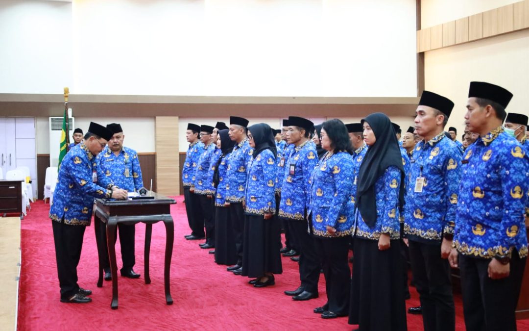 Pemkab Blitar Gelar Muskablub dan Pengukuhan Pergantian Antar Waktu Dewan Pengurus KORPRI Kabupaten Blitar Masa Bakti 2021-2026