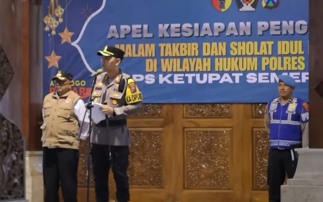 Pemkab Blitar dan Forkopimda Gelar Apel Persiapan Patroli Skala Besar Malam Takbir