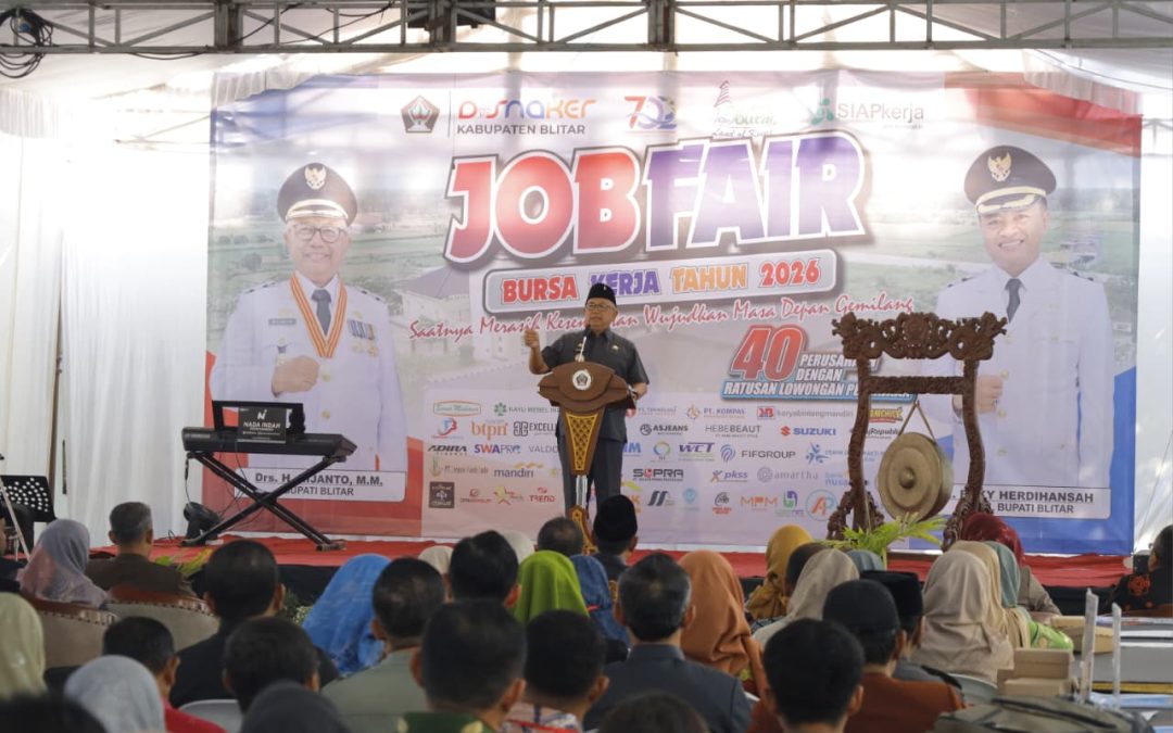 Perluas Kesempatan Kerja Disnaker Kabupaten Blitar Gelar Jobfair