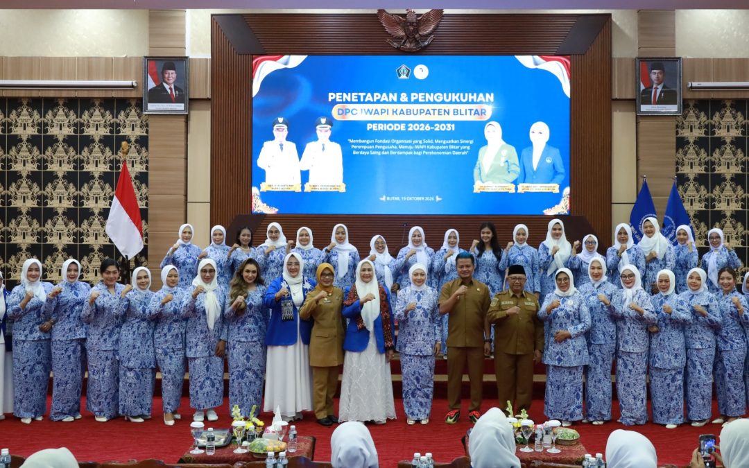 Perempuan Berdaya, Blitar Berjaya : Arina Andriani Beky Resmi Pimpin IWAPI Blitar